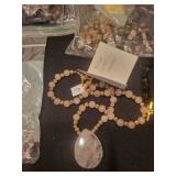 Collection of Semi-Precious Stone Bead Necklaces, Bracelets, and Loose Beads