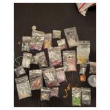 Assorted Jewelry Making Supplies and Beads Lot