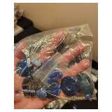 Collection of Lapis Lazuli Gemstone Beads and Cabochons Assorted Shapes