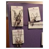 Collection of Inspired Fusion Birthstone Jewelry - Garnet and Amethyst