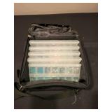 Bead Organizer Bag with Assorted Beads and Storage Trays