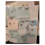 Binder Collection of Assorted Loose Gemstone Cabochons and Cut Stones