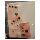 Binder Collection of Assorted Loose Gemstone Cabochons and Cut Stones