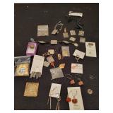 Artisan Sterling Silver and Mixed Metal Jewelry Collection with Earrings and Pendants