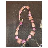 Assorted Beaded and Gemstone Jewelry Collection with Necklaces and Bracelets