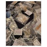 Lot of Mixed Silver and Metal Jewelry Findings and Components
