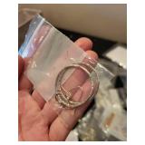 Lot of Mixed Silver and Metal Jewelry Findings and Components