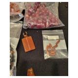 Collection of Assorted Semi-Precious Stone Beads and Findings for Jewelry Making