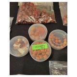 Collection of Assorted Semi-Precious Stone Beads and Findings for Jewelry Making