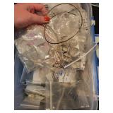 Collection of Mixed Silver and Gold Jewelry Findings and Components