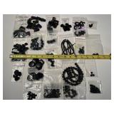 Large Collection of Black Gemstone Beads and Cabochons in Assorted Styles