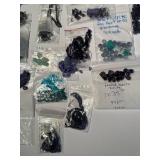 Lot of Assorted Gemstone Beads and Strands - Iolite, Fluorite, Labradorite, Others