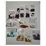Collection of Assorted Gemstone Beads in Mixed Sizes and Colors