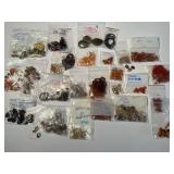 Collection of Assorted Semi-Precious Gemstone Beads and Stones