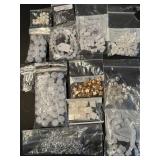 Assorted Bead and Jewelry Finding Lot in Resealable Bags