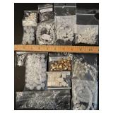 Assorted Bead and Jewelry Finding Lot in Resealable Bags
