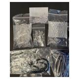 Bulk Collection of Assorted Glass and Seed Beads with Findings