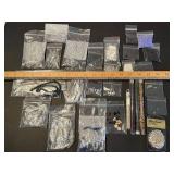 Bulk Collection of Assorted Glass and Seed Beads with Findings