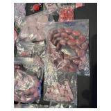 Large Collection of Assorted Pink Gemstone Beads and Jewelry Findings