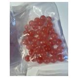 Collection of Assorted Pink and Red Gemstone Beads in Mixed Shapes and Sizes