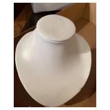 Lot of 3 Jewelry Organizer Stands and Display Cabinet