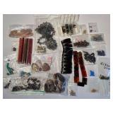 Large Assortment of Gemstone and Glass Beads for Jewelry Making