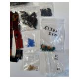Large Assortment of Gemstone and Glass Beads for Jewelry Making