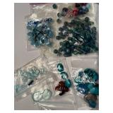 Large Assorted Lot of Turquoise and Gemstone Beads for Jewelry Making