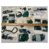 Collection of Green Gemstone Beads and Strands â Malachite, Chrysocolla, Turquoise