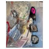 Jewelry Making Supplies Collection with Argentium Silver Wire, Beads, Findings, and Tools