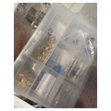 Jewelry Making Supplies Collection with Argentium Silver Wire, Beads, Findings, and Tools