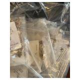 Collection of Jewelry Making Supplies and Finished Silver Jewelry