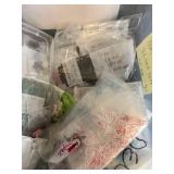 Large Beading and Jewelry Making Supply Lot with Tools, Wires, and Assorted Beads