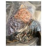 Bulk Lot of Assorted Gemstone Beads and Jewelry Making Supplies