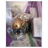 Large Jewelry Making Supplies Lot with Charms, Beads, Chains, and Findings