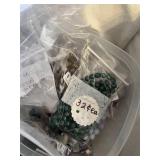 Large Jewelry Making Supplies Lot with Charms, Beads, Chains, and Findings