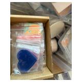 Large Mixed Lot of Craft Charms, Metal Blanks, Acrylic Shapes and Findings