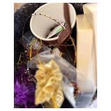 Large Mixed Jewelry Lot with Necklaces, Bracelets, Rings, and Watches