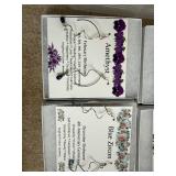 Set of 6 Birthstone-Themed Earrings by Infused Fusion Jewelry