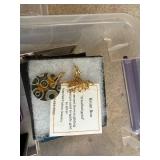 Collection of Artisan Earrings with Argentium Silver and Keum Boo Accents