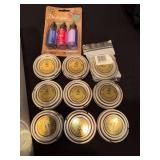 Collection of Vintaj Patinas, Baroque Art Gilders Paste, and Jewelry Craft Supplies