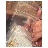 Large Assortment of Themed Gold Tone Metal Charms in Bags