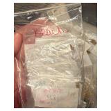 Large Assortment of Themed Gold Tone Metal Charms in Bags