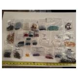 Large Collection of Semi-Precious Gemstone Beads and Loose Stones
