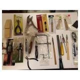 Jewelry Making and Craft Tool Collection with Engraver, Pliers, Files, and Saw