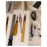 Jewelry Making and Craft Tool Collection with Engraver, Pliers, Files, and Saw