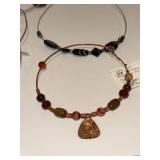 Jewelry Supplies and Finished Choker Necklace Collection with Beads and Findings
