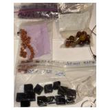 Jewelry Supplies and Finished Choker Necklace Collection with Beads and Findings