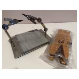 GRS Soldering Jig with Base and E-Z Hold Jewelers Saw Vise Set
