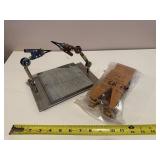 GRS Soldering Jig with Base and E-Z Hold Jewelers Saw Vise Set
